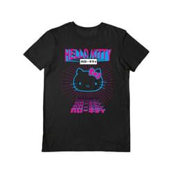 Hello Kitty - T-shirt SANRIO TOKYO - Adulte (Noir)