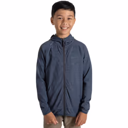 Craghoppers - Veste à capuche FREY - Enfant (Bleu marine)