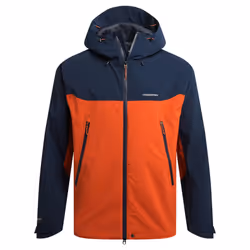 Craghoppers - Veste imperméable DIGGORY - Homme (Bleu marine / Rouge orangé)