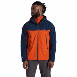 Craghoppers - Veste imperméable DIGGORY - Homme (Bleu marine / Rouge orangé)