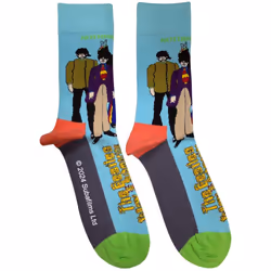 The Beatles - Chaussettes SUB & BAND - Adulte (Bleu clair)