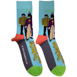 The Beatles - Chaussettes SUB & BAND - Adulte (Bleu clair)