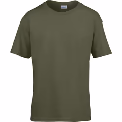 Gildan - T-shirt SOFTSTYLE - Enfant (Vert kaki)
