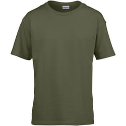 Gildan - T-shirt SOFTSTYLE - Enfant (Vert kaki)