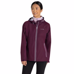Craghoppers - Veste imperméable BRIELLE - Femme (Betterave)