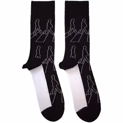 The Beatles - Chaussettes ABBEY ROAD - Adulte (Noir)