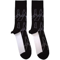The Beatles - Chaussettes ABBEY ROAD - Adulte (Noir)