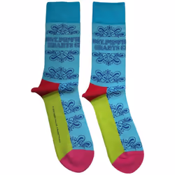 The Beatles - Chaussettes SGT PEPPER - Adulte (Bleu clair)