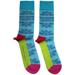 The Beatles - Chaussettes SGT PEPPER - Adulte (Bleu clair)