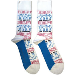 The Beatles - Chaussettes HELP! - Adulte (Blanc)