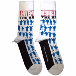 The Beatles - Chaussettes HELP - Adulte (Blanc)