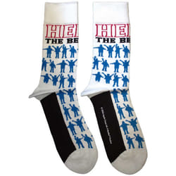 The Beatles - Chaussettes HELP - Adulte (Blanc)