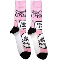 The Beatles - Chaussettes STRAWBERRY FIELDS/PENNY LANE - Adulte (Rose)