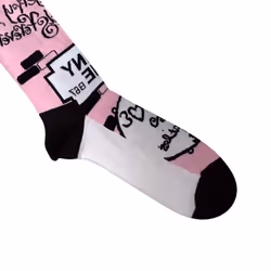 The Beatles - Chaussettes STRAWBERRY FIELDS/PENNY LANE - Adulte (Rose)