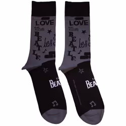 The Beatles - Chaussettes CAVERN - Adulte (Gris charbon)