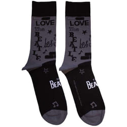The Beatles - Chaussettes CAVERN - Adulte (Gris charbon)
