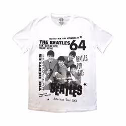 The Beatles - T-shirt - Adulte (Blanc)