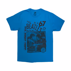 The Beatles - T-shirt - Adulte (Bleu)