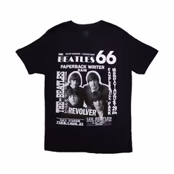 The Beatles - T-shirt - Adulte (Noir)