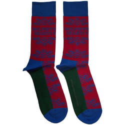 The Beatles - Chaussettes SGT PEPPER - Adulte (Rouge)