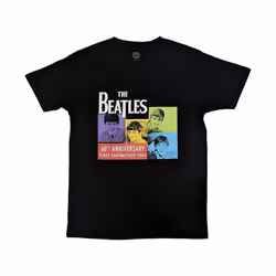 The Beatles - T-shirt US - Adulte (Noir)