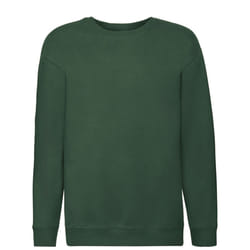 Fruit of the Loom - Sweat PREMIUM - Enfant (Vert bouteille)