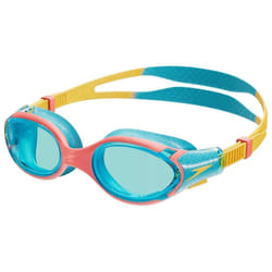 Speedo - Lunettes de natation 2.0 - Enfant - Taille unique (Bleu / Jaune)