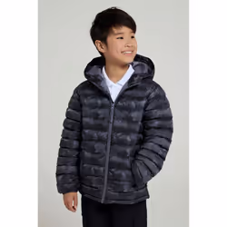 Mountain Warehouse - Veste matelassée SEASONS - Enfant (Charbon)