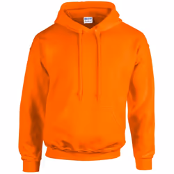 Gildan - Sweat à capuche - Adulte (Orange fluo)