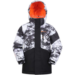 Mountain Warehouse - Blouson de ski HIMALAYAN - Enfant (Gris foncé)
