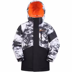 Mountain Warehouse - Blouson de ski HIMALAYAN - Enfant (Gris foncé)