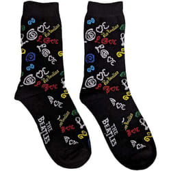 The Beatles - Chaussettes LOVE - Adulte (Bleu foncé)