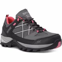 Regatta - Chaussures de marche SAMARIS - Femme (Gris foncé / Turquoise vif)