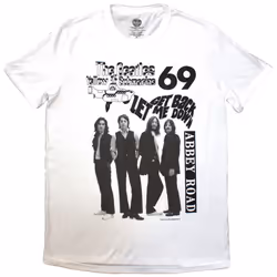 The Beatles - T-shirt - Adulte (Blanc)