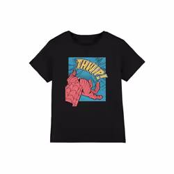 Spider-Man - T-shirt THWIP - Enfant (Noir)