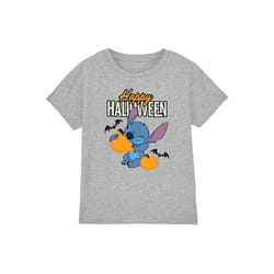 Lilo & Stitch - T-shirt HAPPY HALLOWEEN - Enfant (Gris chiné)