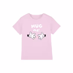 Disney - T-shirt HUG ME - Enfant (Rose)
