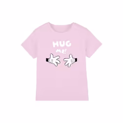 Disney - T-shirt HUG ME - Enfant (Rose)