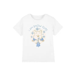 Winnie the Pooh - T-shirt AM SNOW CUTE - Enfant (Blanc)