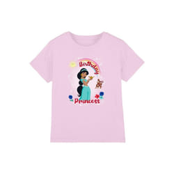 Aladdin - T-shirt BIRTHDAY PRINCESS - Enfant (Rose)
