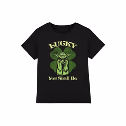 Star Wars - T-shirt LUCKY - Enfant (Noir)