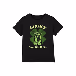 Star Wars - T-shirt LUCKY - Enfant (Noir)