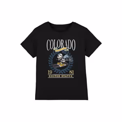 Disney - T-shirt COLORADO SKI - Enfant (Noir)