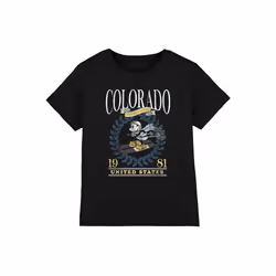 Disney - T-shirt COLORADO SKI - Enfant (Noir)
