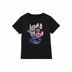 Lilo & Stitch - T-shirt - Enfant (Noir)