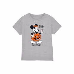 Disney - T-shirt HELLO PUMPKIN - Enfant (Gris chiné)