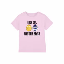 Star Wars - T-shirt LOOK SIR, EASTER EGGS - Enfant (Rose)