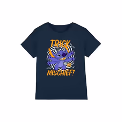 Lilo & Stitch - T-shirt TRICK OR MISCHIEF - Enfant (Bleu marine)