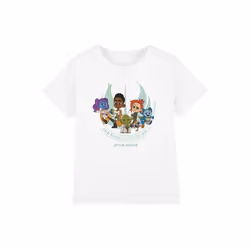 Star Wars - T-shirt YOUNG JEDI ADVENTURE THE FORCE IS WITH US - Enfant (Blanc)