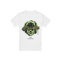 Marvel - T-shirt SECRET INVASION ANYBODY - Homme (Blanc)